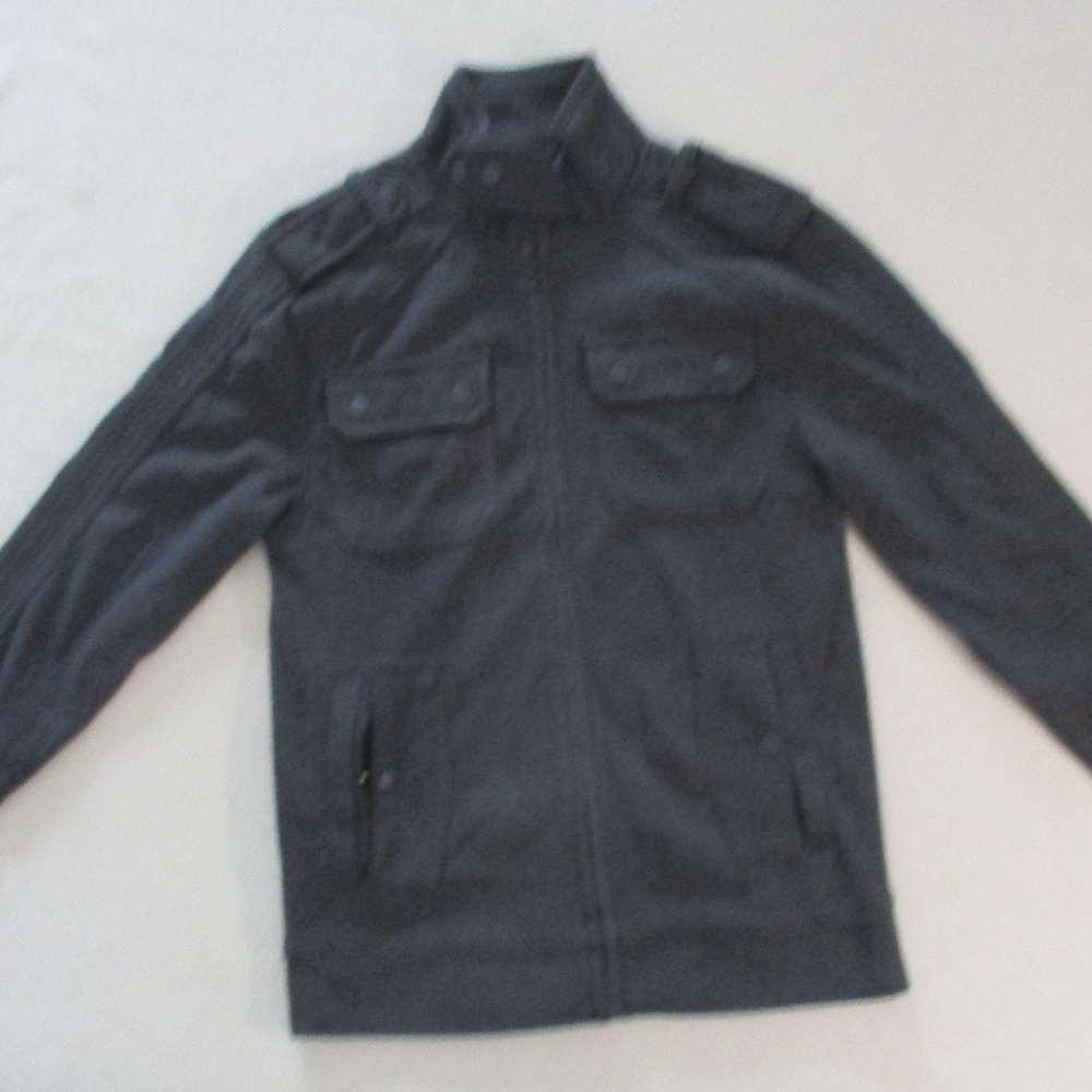 Saphire Lounge Men Jacket S Gray Fleece